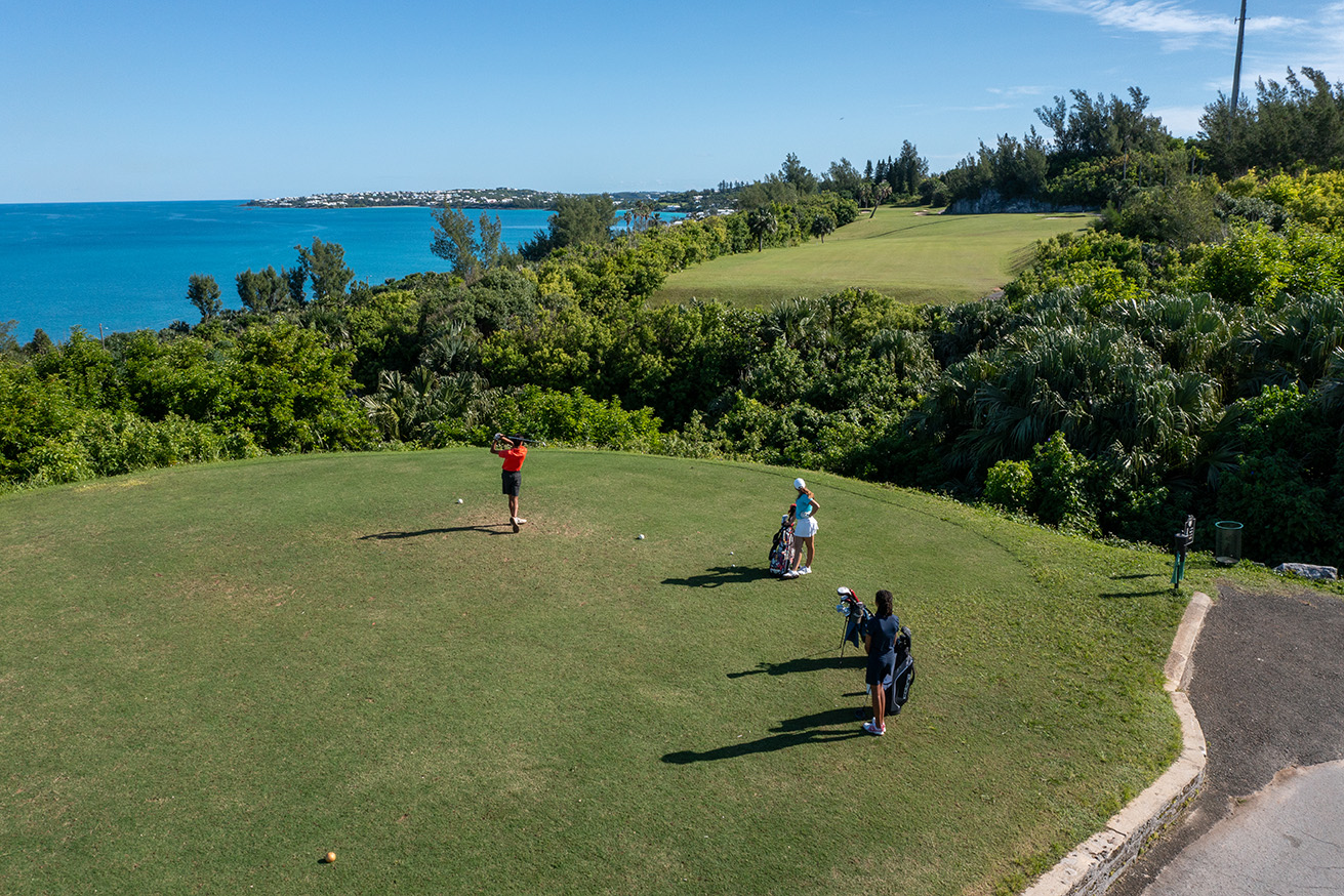 2 OV Teeing Off Aerial